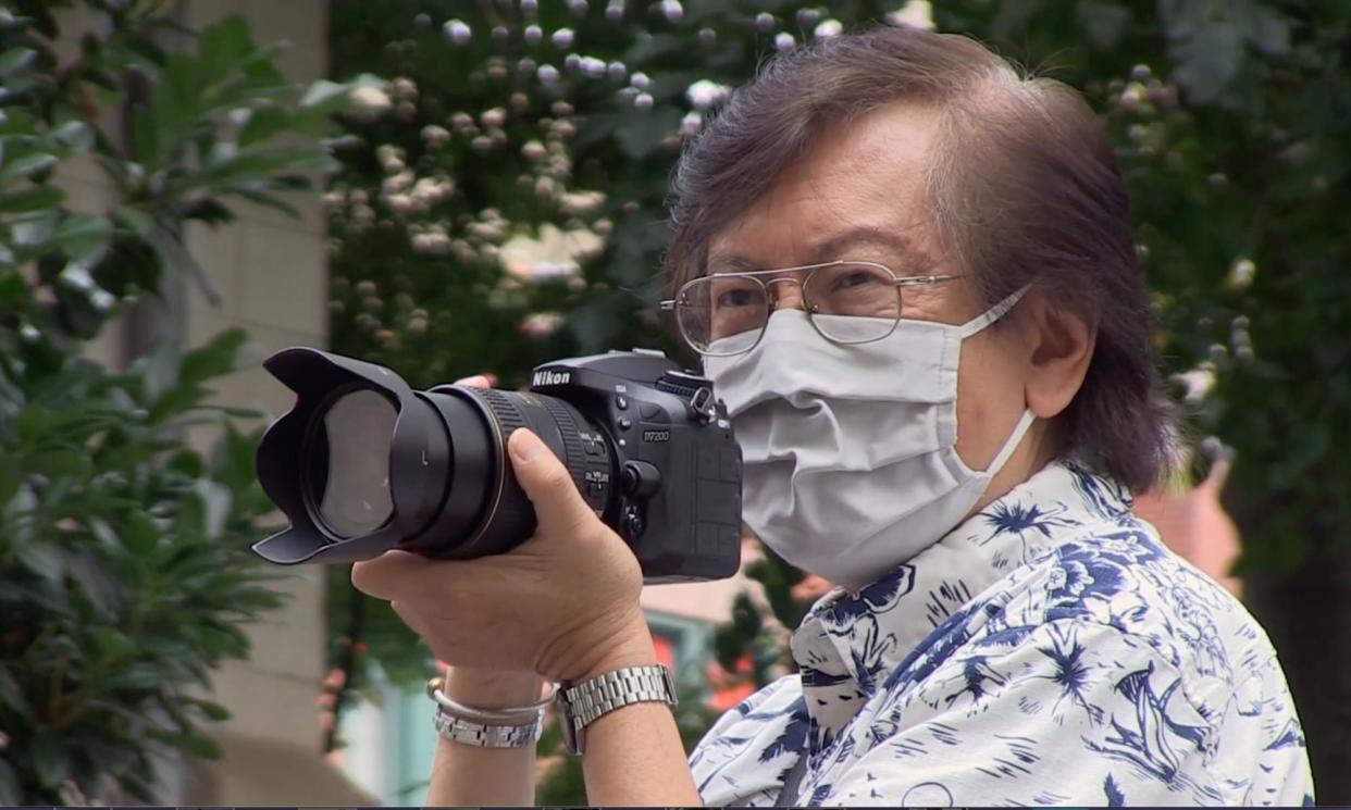 <span>‘If you’re a photographer, keep shooting’ … Corky Lee in mask, 2020.</span><span>Photograph: Jennifer Takaki All Is Well Pictures</span>