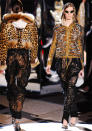 <b>LFW AW13: Tom Ford</b><br><br>We loved the combination of animal print and metallics. <br><br>©PA