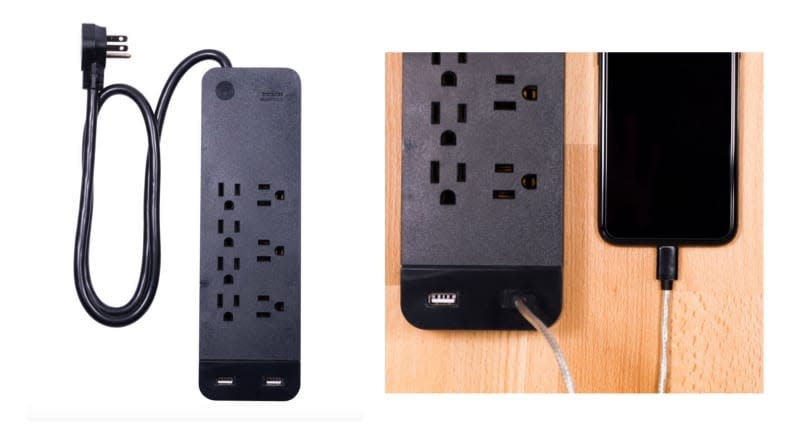 You'll need this power strip to keep all your tech charged.