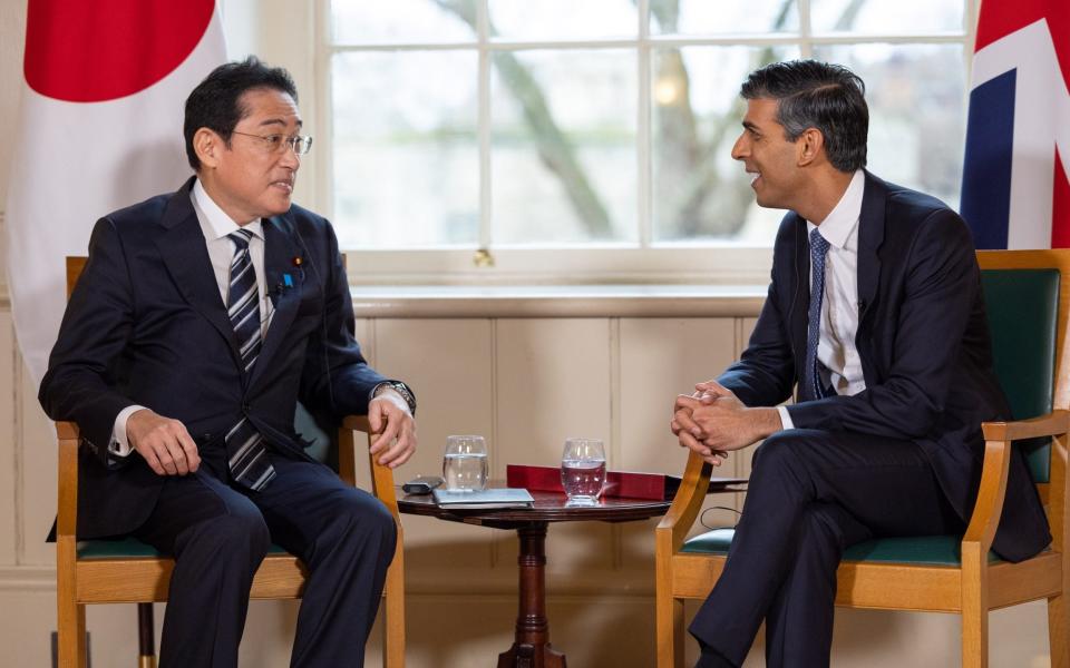 Rishi Sunak meets with Japanese prime minister Fumio Kishida - Simon Walker / No10 Downing Street