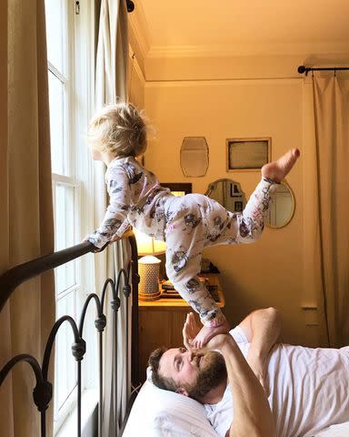 Erin Napier/ Instagram Erin Napier's husband Ben playing with their daughter.