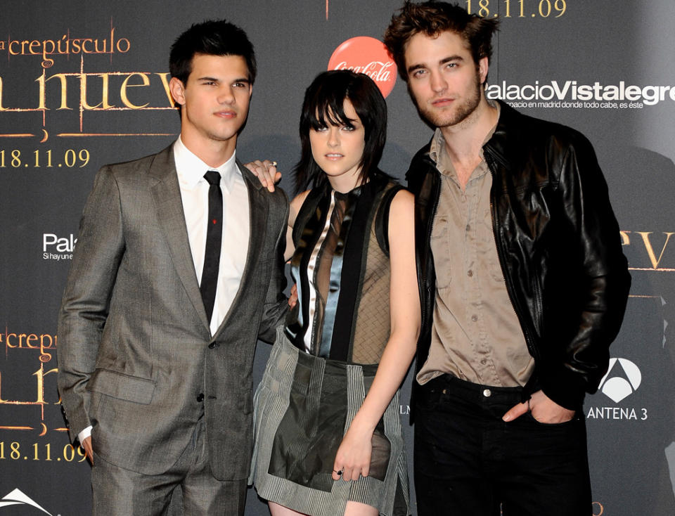 Twilight Saga New Moon Press Tour 2009 Taylor Lautner Kristen Stewart Robert Pattinson