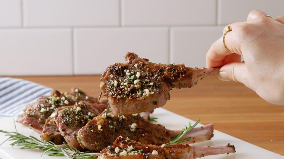 Garlicky Lamb Chops