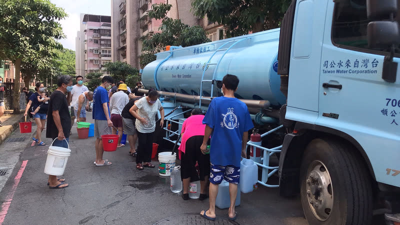 基隆陷缺水危機，由台灣自來水公司供水。圖／中央社提供