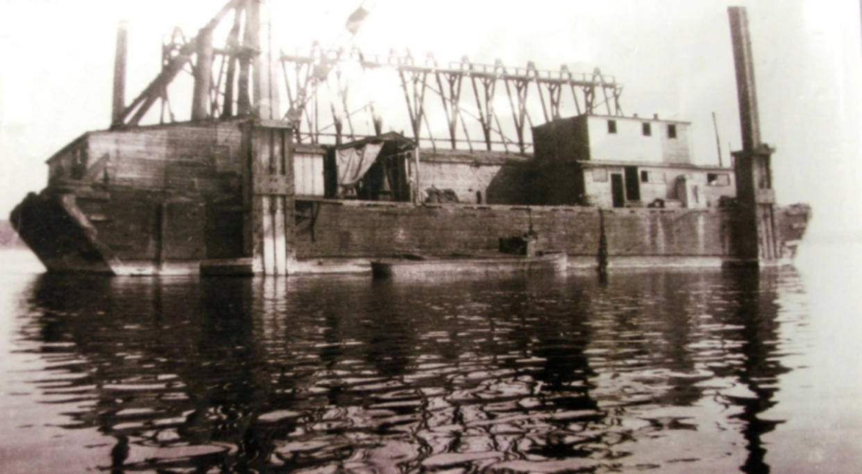 The John B. King was a Canadian ship that exploded when lightning struck