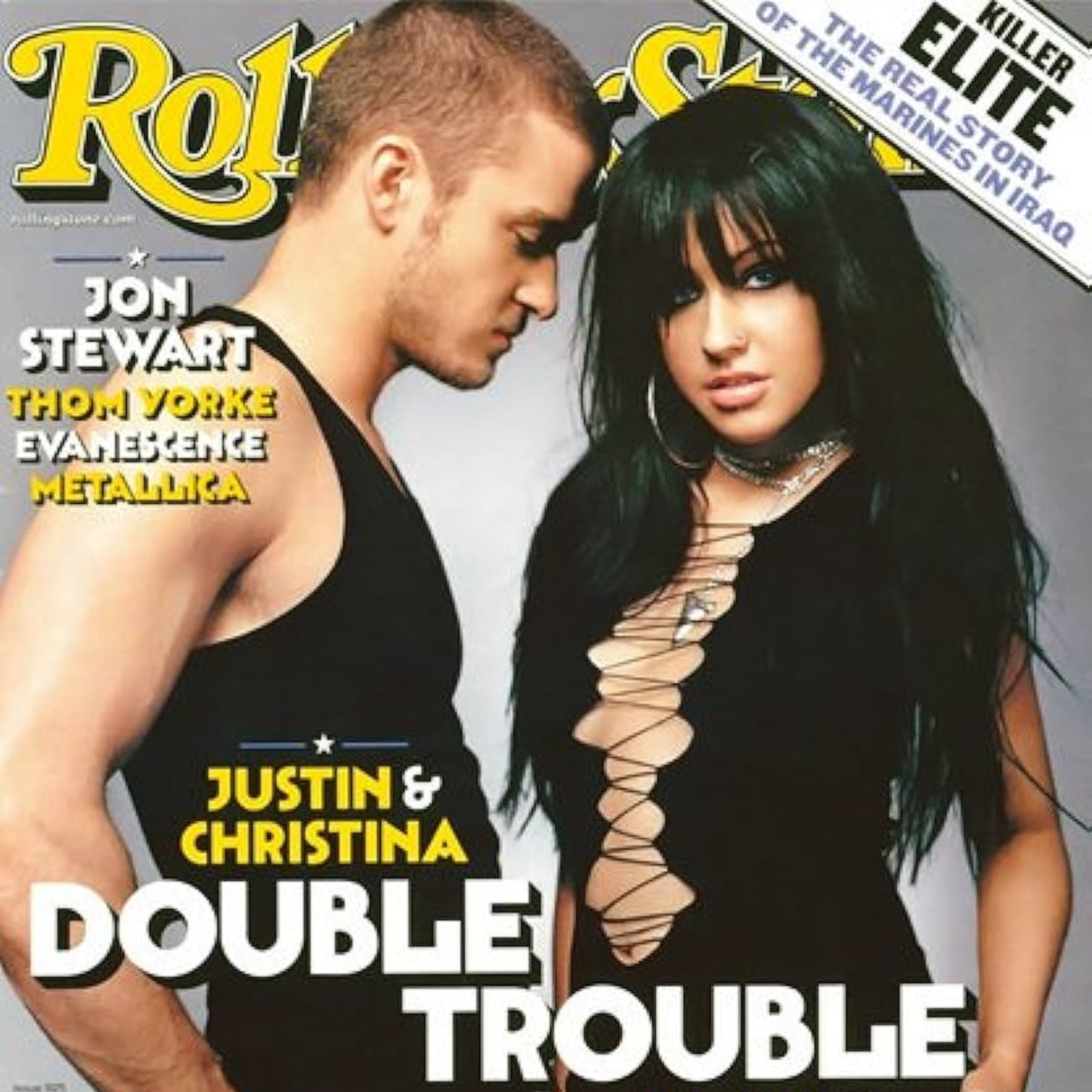  Justin Timberlake and Christina Aguilera 'Rolling Stone' Cover. 