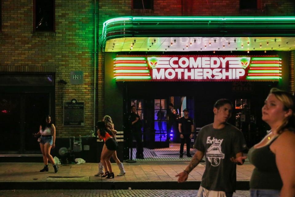 AUSTIN, TX. MAY 26, 2023. Comedy Mothership in downtown Austin, Texas. (James Gregg / For The Times)