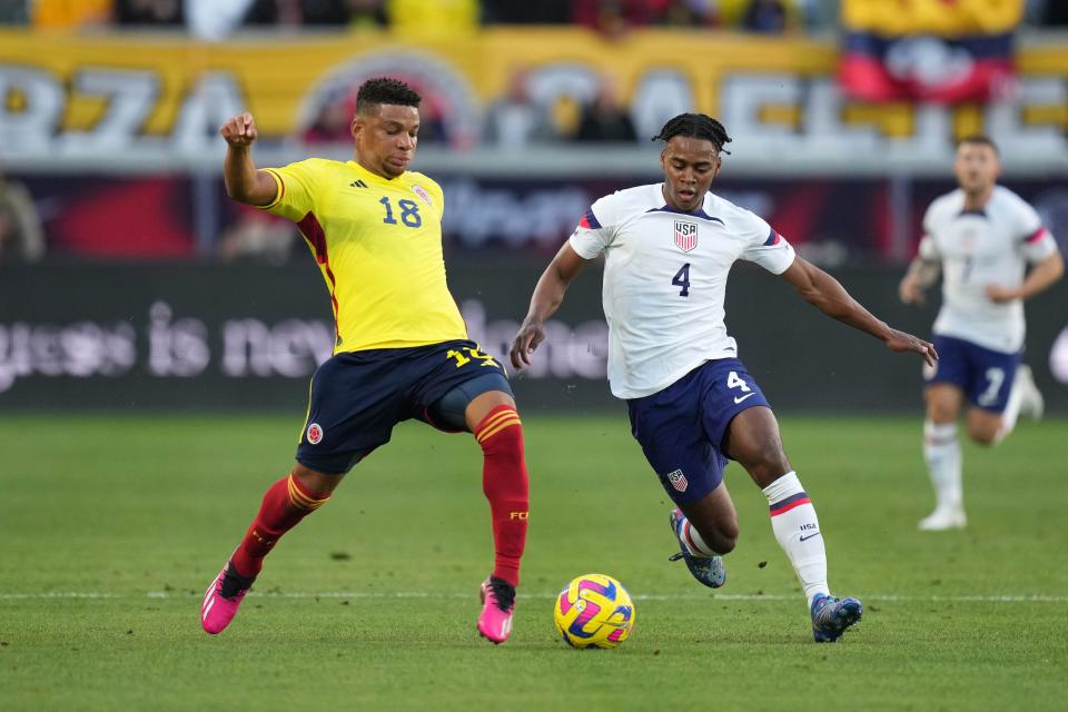 New Crew defender DeJuan Jones (4) was on the USMNT roster for the 2023 CONCACAF Gold Cup.