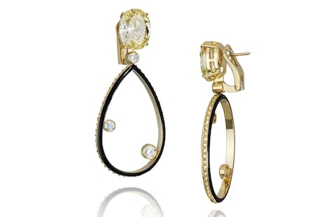 Sotheby's Diamonds by Lily Gabriella Orbit earrings - Credit: Chris Linton