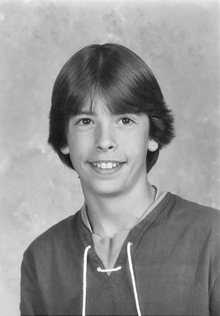 Grade-school photo of Dave Grohl in Virginia.