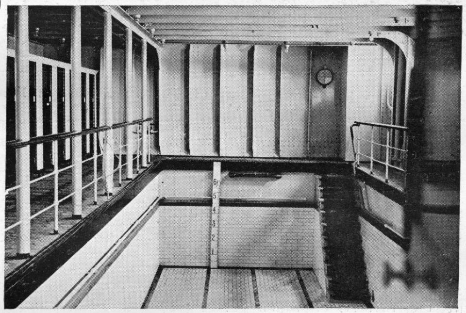 swimming pool, titanic