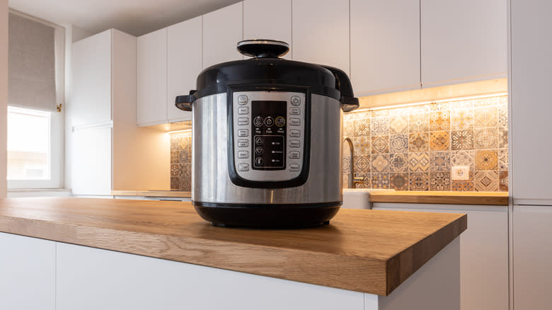 Instant Pot sitting on counter