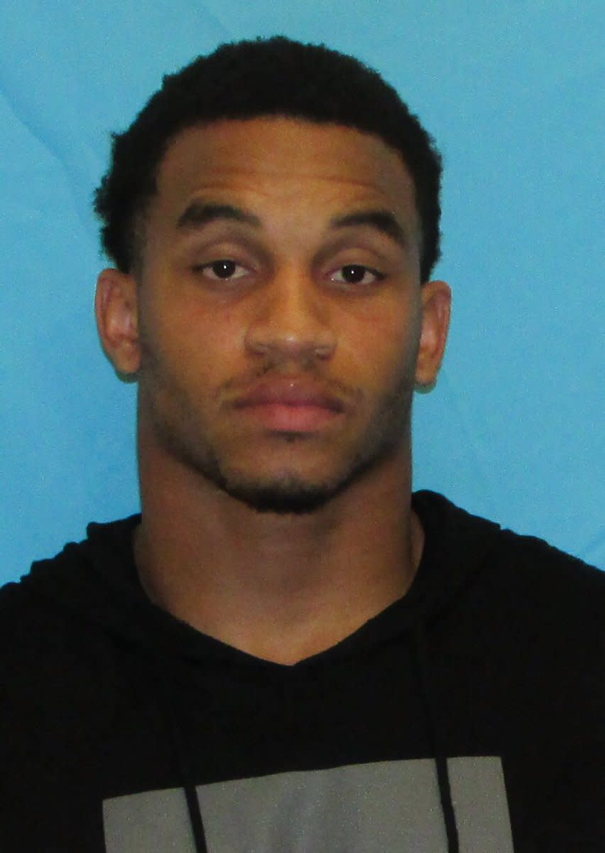 Damien Wilson mug shot. (Lynnanne Nguyen/Twitter)