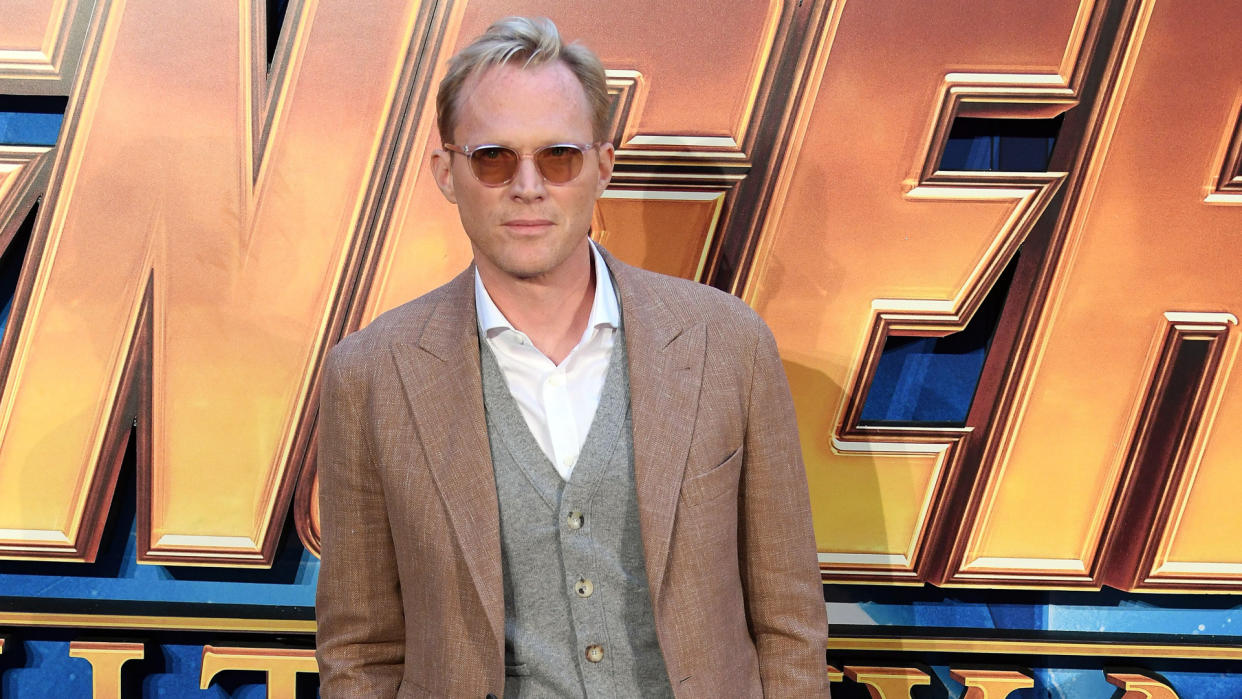 Mandatory Credit: Photo by David Fisher/Shutterstock (9570299b)Paul Bettany'Avengers: Infinity War' film fans event, London UK - 08 Apr 2018.