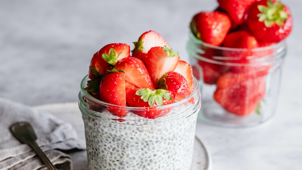 <p> They not only give serious crunch when sprinkled on yoghurt or porridge, but chia seeds are a game-changer if you're wondering <a href="https://www.womanandhome.com/health-wellbeing/how-to-get-more-fibre-in-your-diet/" rel="nofollow noopener" target="_blank" data-ylk="slk:how to get more fibre in your diet;elm:context_link;itc:0;sec:content-canvas" class="link ">how to get more fibre in your diet</a>. According to <a href="https://www.ncbi.nlm.nih.gov/pmc/articles/PMC6994964/" rel="nofollow noopener" target="_blank" data-ylk="slk:research published in Molecules journal;elm:context_link;itc:0;sec:content-canvas" class="link ">research published in Molecules journal</a>, the key macronutrient helps promote satiety - so you won't get peckish mid-morning - and it also normalises bowel movements by keeping food moving along the digestive tract, helping keep you regular. </p>