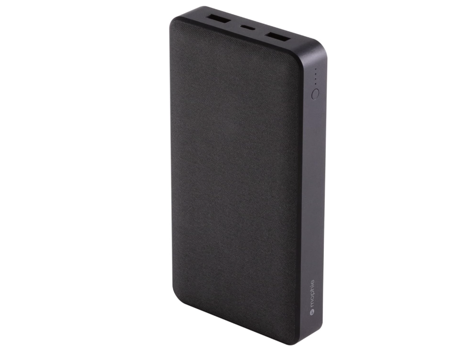 black portable charger