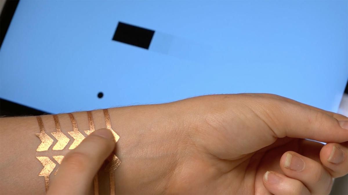 MIT's and Microsoft's flash tattoos can control gadgets
