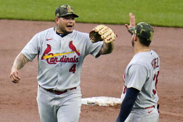 Albert Pujols hits two homers, Yadier Molina makes pitching debut as St.  Louis Cardinals roll - ESPN