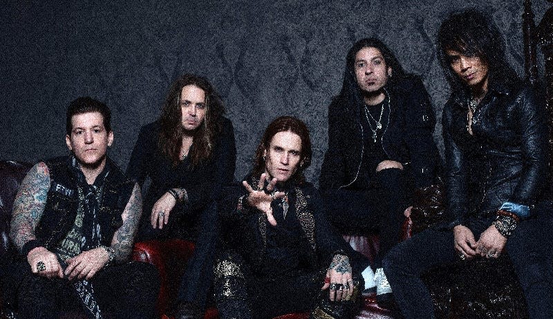 Buckcherry performs Friday at Penn’s Peak in Jim Thorpe.