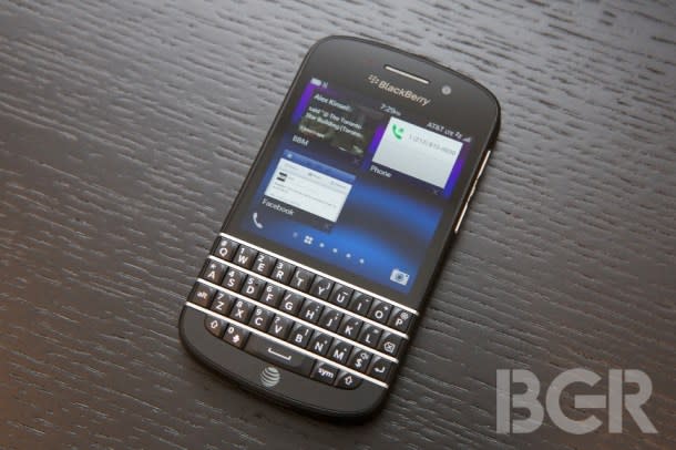 AT&T BlackBerry Q10 Release Date