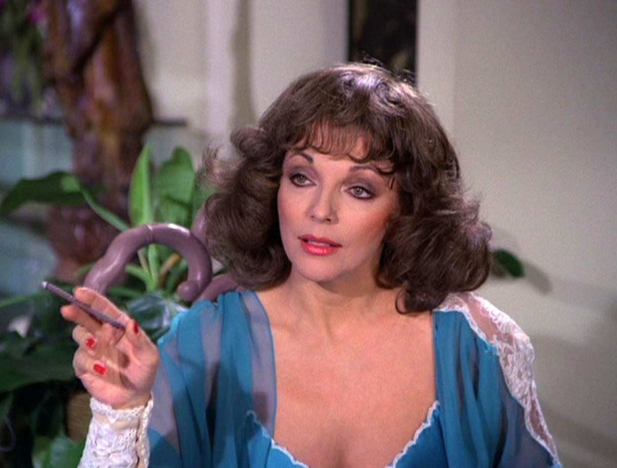 LOS ANGELES - APRIL 13: Joan Collins as Alexis Carrington Colby in the 