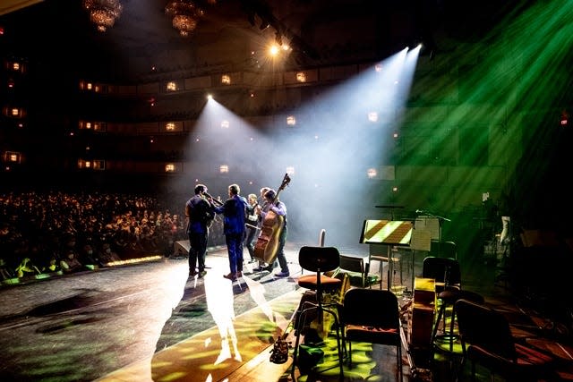 The Punch Brothers captivated the crowd with their spirited bluegrass.