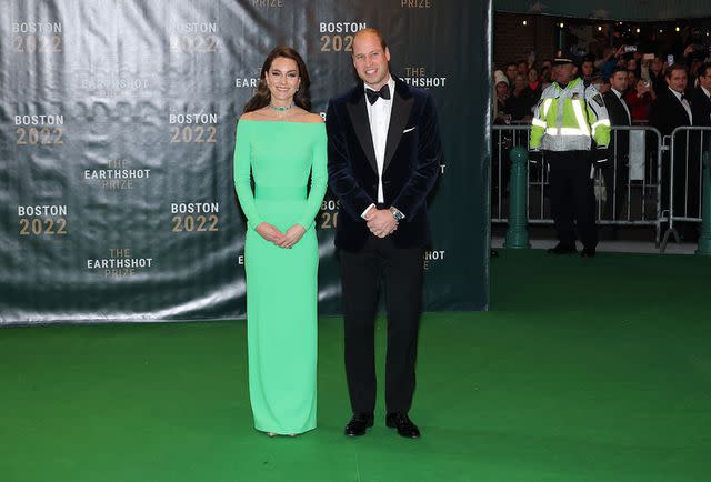 Mike Coppola/Getty Kate Middleton and Prince William at the 2022 Earthshot Prize awards