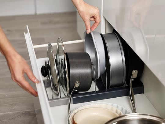 Get 20% off this Joseph and Joseph pots and pans drawer organiser