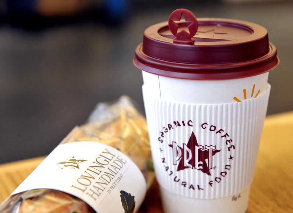 Ingredients will now be listed on all freshly made Pret sandwiches. Photo: Nick Ansell/PA Wire/PA Images