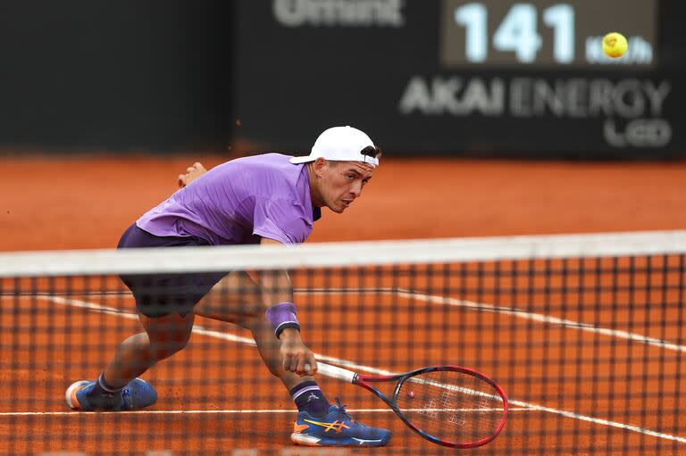 Sebastián Báez cayó ante Hubert Hurkacz en los 8vos de final de Roma