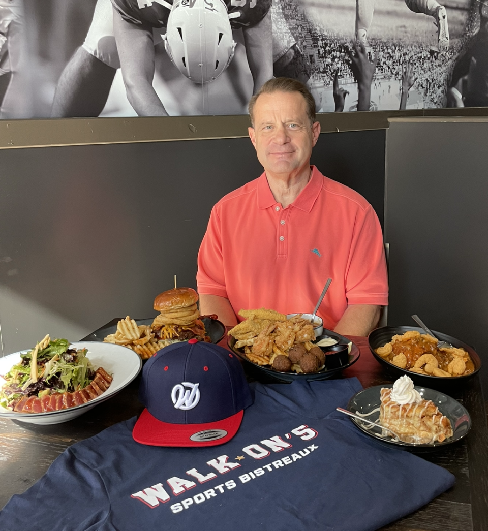 Todd Johnson leads a group that is opening Walk-On's Sports Bistreaux restaurants in the Midwest. Their first opens at 247 S. Meridian St. in Indianapolis May 15, 2023.