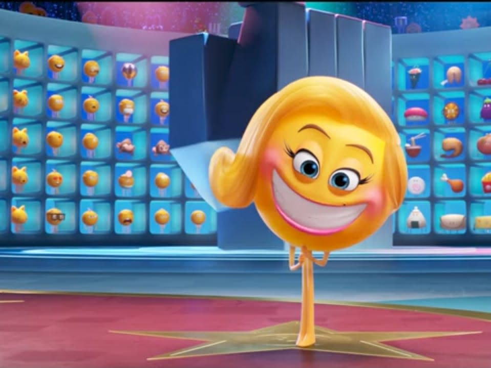 smiler emoji movie