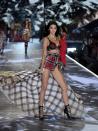 Find out what Adriana Lima, Kendall Jenner, Bella Hadid, Gigi Hadid, and Elsa Hosk wore at this year’s Victoria's Secret Fashion Show in New York.