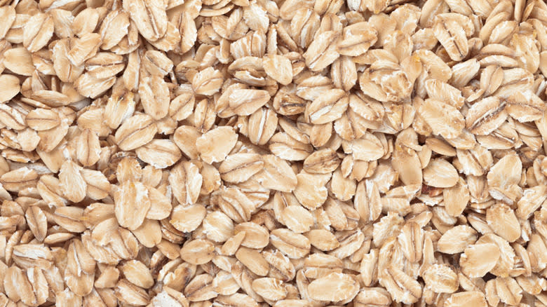 rolled oats background