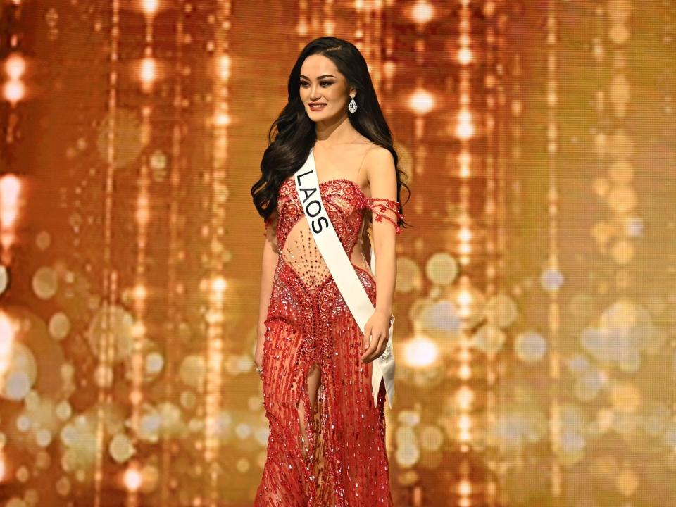 Miss Laos Payengxa Lor at the Miss Universe competition.