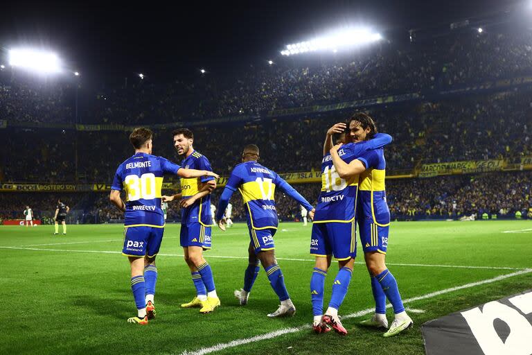 Cavani propicia una celebración de Boca por 16ª vez en 19 encuentros; el Matador llegó hace exactamente un año al club argentino con el que simpatiza y ha rendido, más allá de un primer semestre escaso en goles.