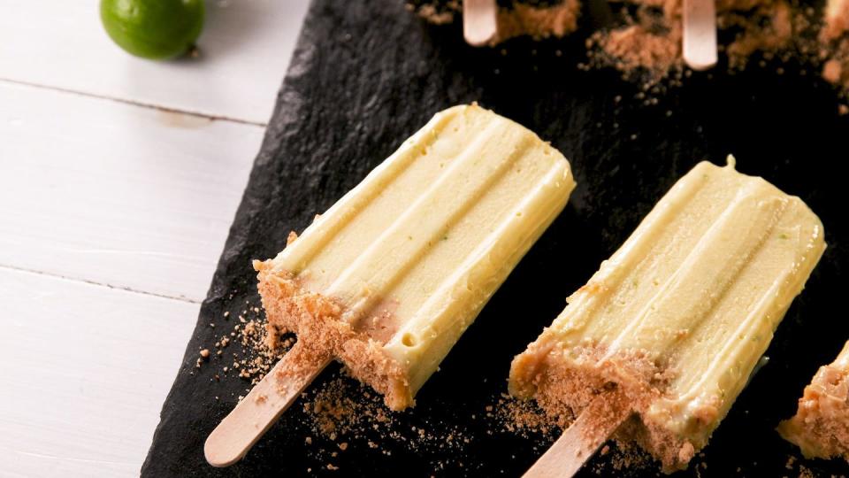 Key Lime Pie Pops