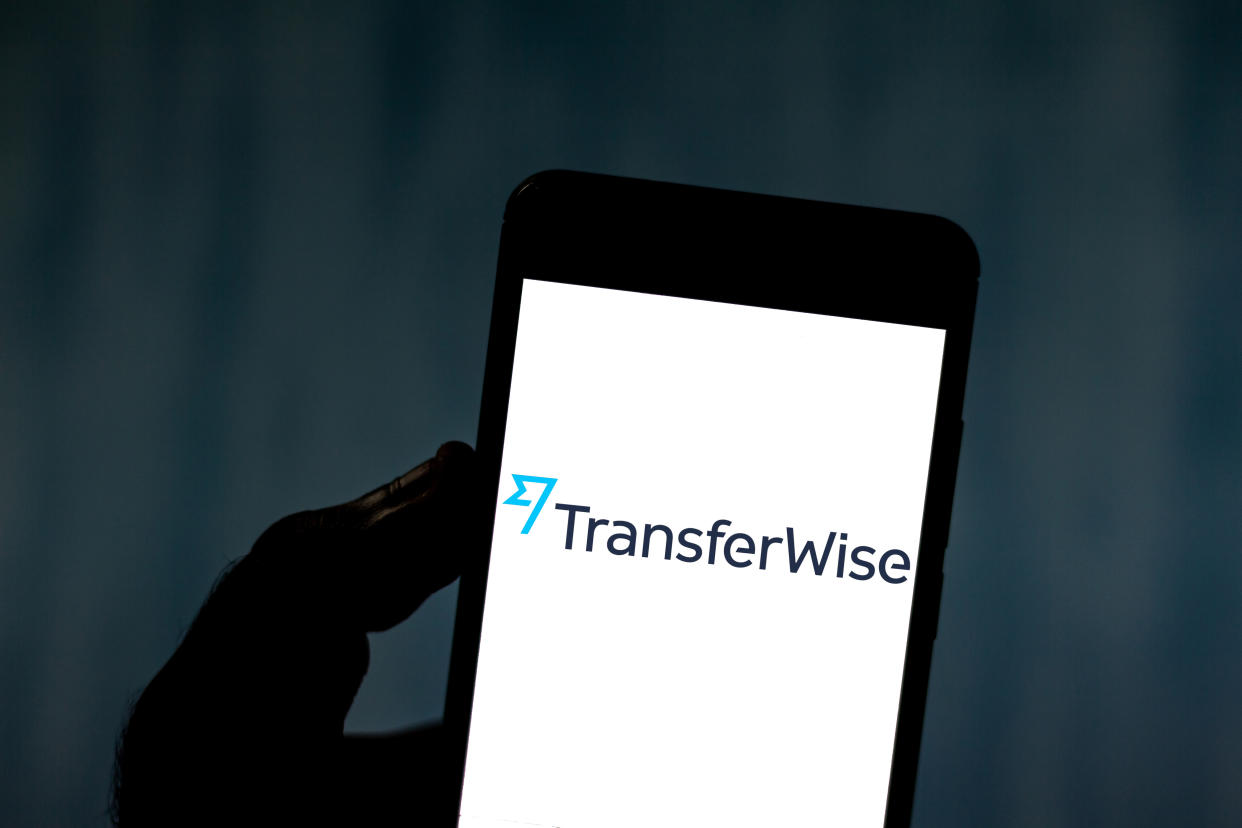 BRAZIL - 2019/06/01: In this photo illustration a TransferWise logo seen displayed on a smartphone. (Photo Illustration by Rafael Henrique/SOPA Images/LightRocket via Getty Images)