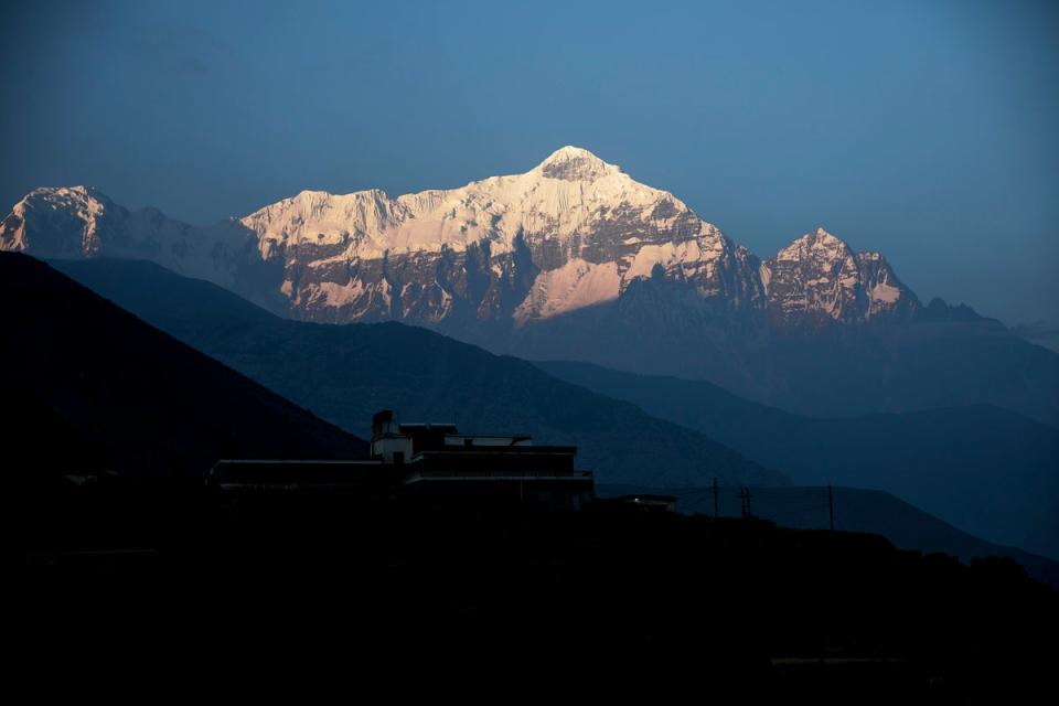 Annapurna Base Camp in the Nepalese Himalayas has for the past 40 years witnessed the mean temperature rise from 0.9C to 2.5C (Paddy Dowling)