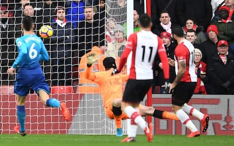 Charlie Austin opens the scoring - Credit: REUTERS/Dylan Martinez