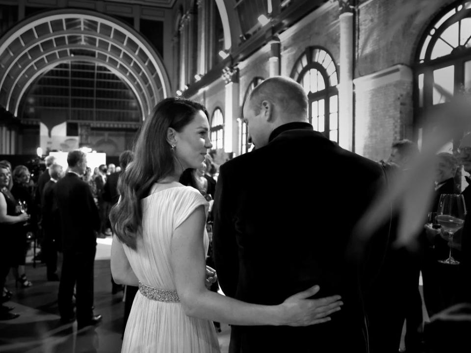 The Duke and Duchess of Cambridge backstage at the Earthshot Prize Awards (Chris Jackson/Getty)