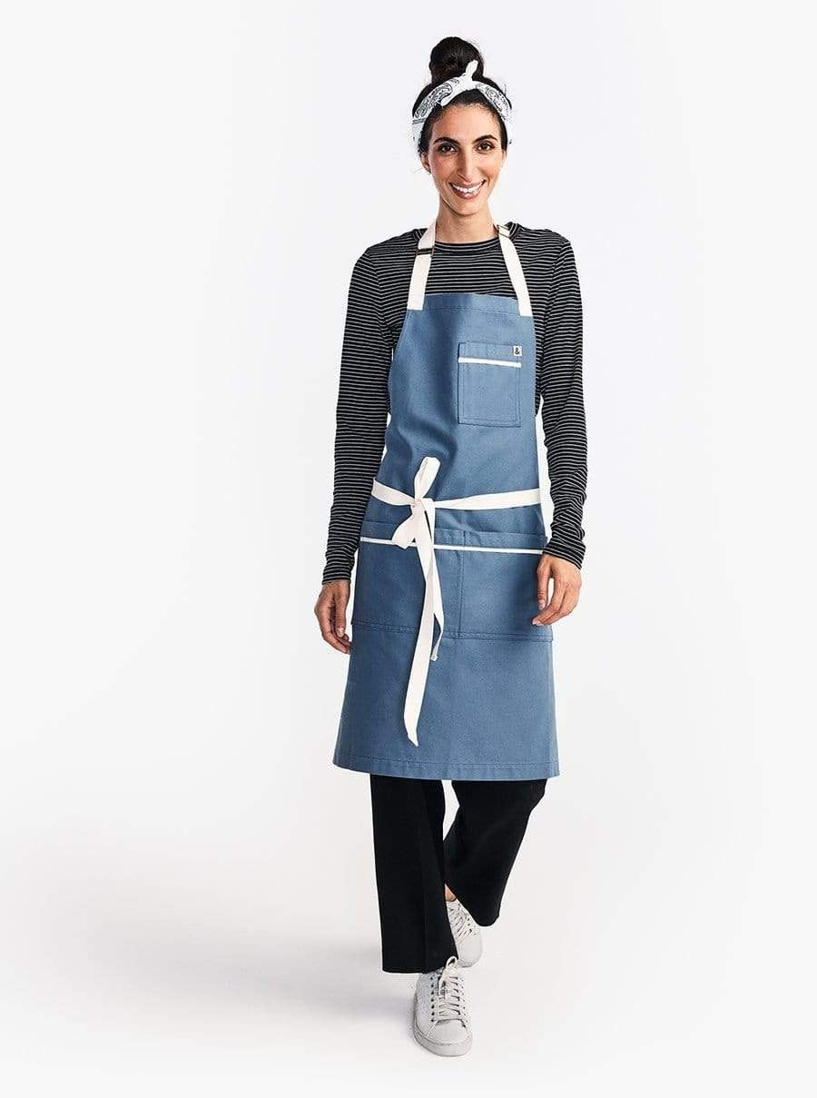 2) The Carryall Apron - Blue Moss