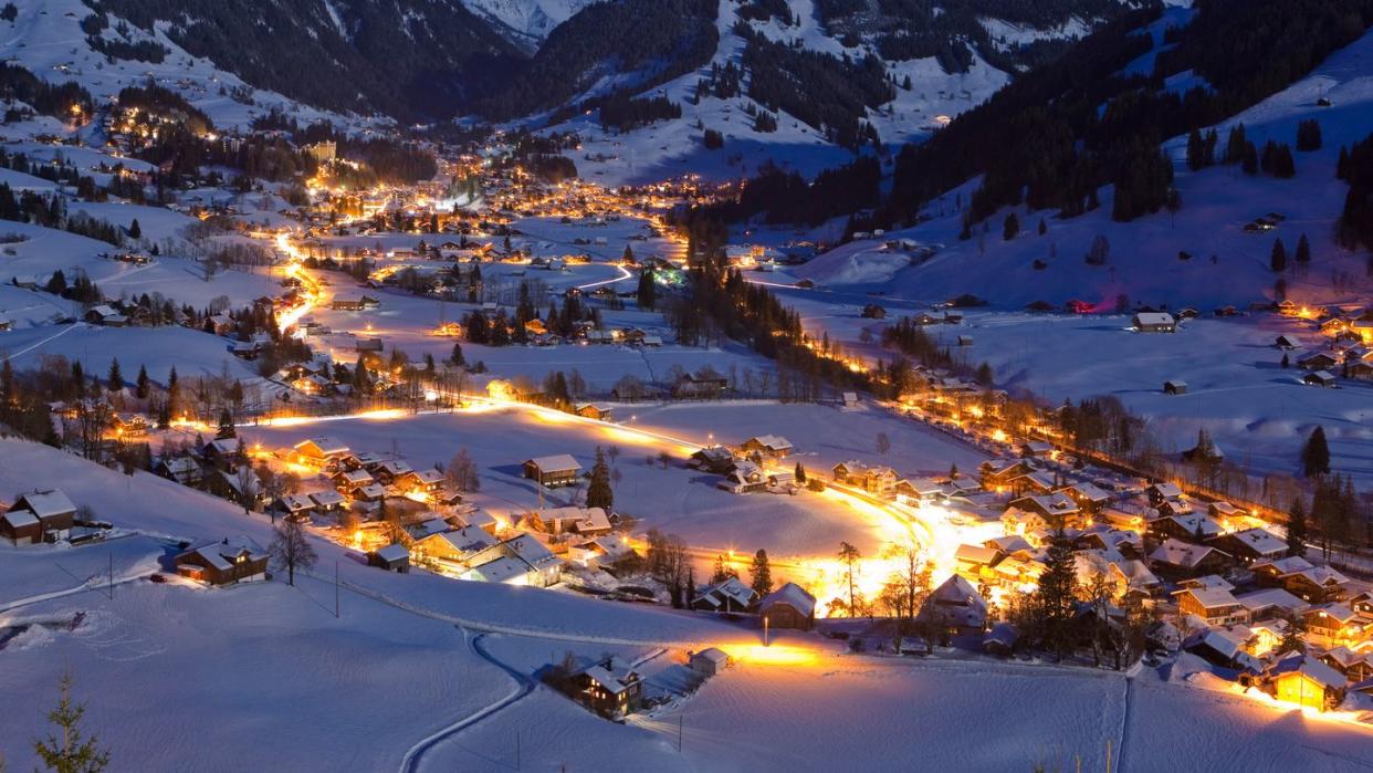 best places to spend new years swiss alps