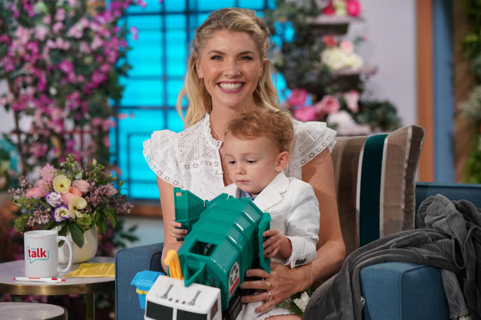 Amanda Kloots says she talks to her son Elvis about his late father, Broadway actor Nick Cordero. (Photo: Ron P. Jaffe/CBS via Getty Images)