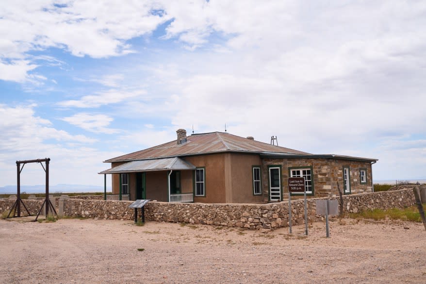 The Schmidt/McDonald Ranch House, where the assembly of the world’s first nuclear weapon took place.
