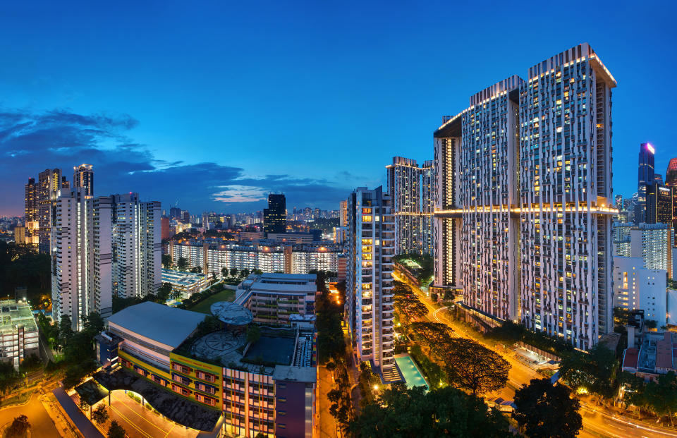 The Pinnacle@Duxton, the first 50-storey public housing project in Singapore, illustrating a piece on million-dollar HDB flats.