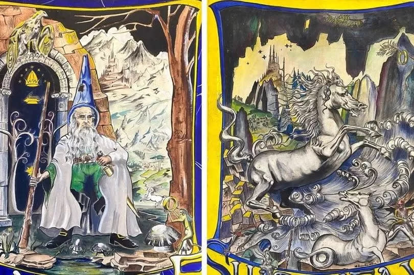 The Lord of the Rings artworks of Gandalf and Shadowfax go under the hammer on Tuesday, June 4