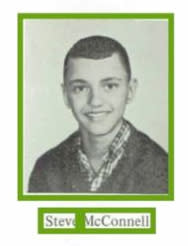 A yearbook photo of Steve McConnell.