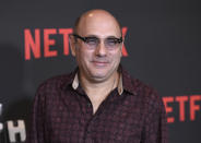 FILE - Willie Garson arrives at the premiere of "Big Mouth" in Los Angeles on Sept. 20, 2017. Garson, who played Stanford Blatch on TV's “Sex and the City" and its movie sequels, has died, his son announced Tuesday, Sept. 21, 2021. He was 57. (Photo by Chris Pizzello/Invision/AP, File)