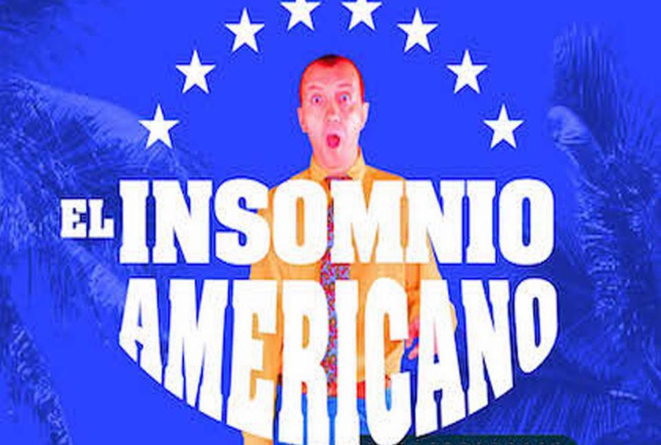 Saulo García en “El insomnio americano” en el Teatro Trail.